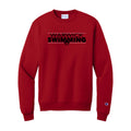 WARSWSH01-23 Red Champion Fleece Crewneck Sweatshirt
