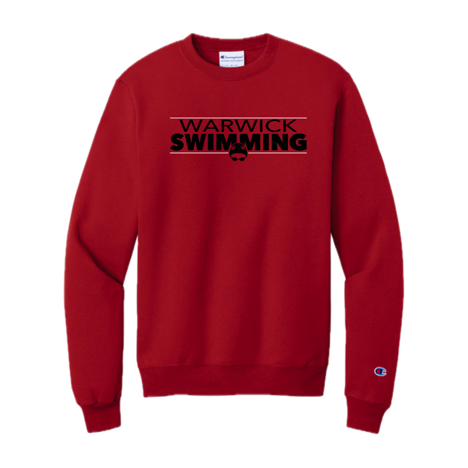 WARSWSH01-23 Red Champion Fleece Crewneck Sweatshirt