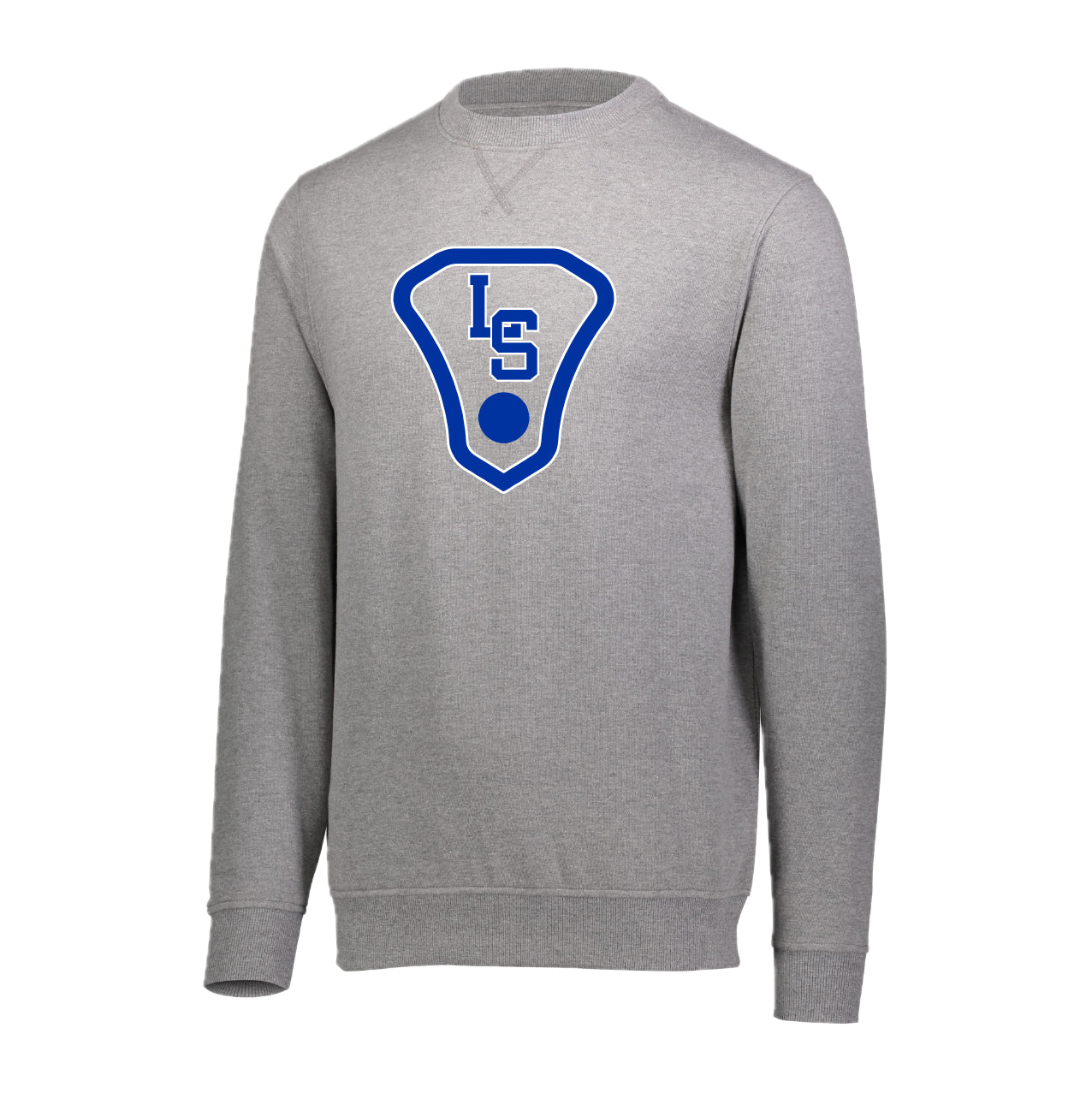 LSLAX01 -22 Charcoal Heather Crewneck Sweatshirt