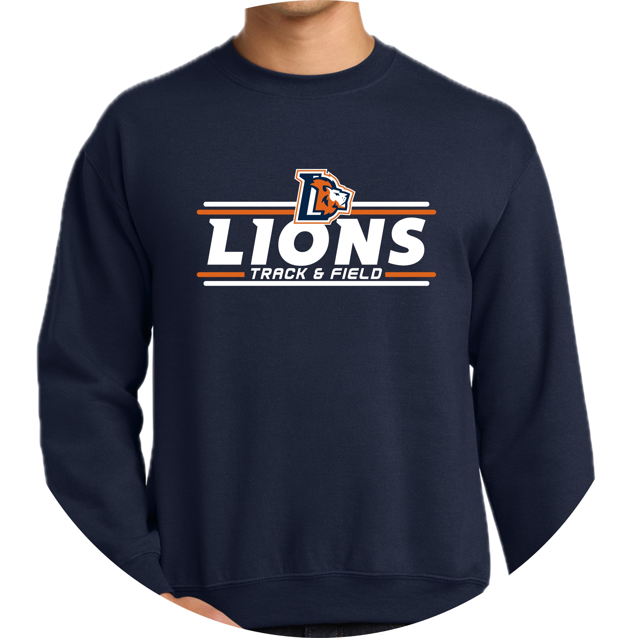LCCS0325-11 Navy Crewneck Sweatshirt