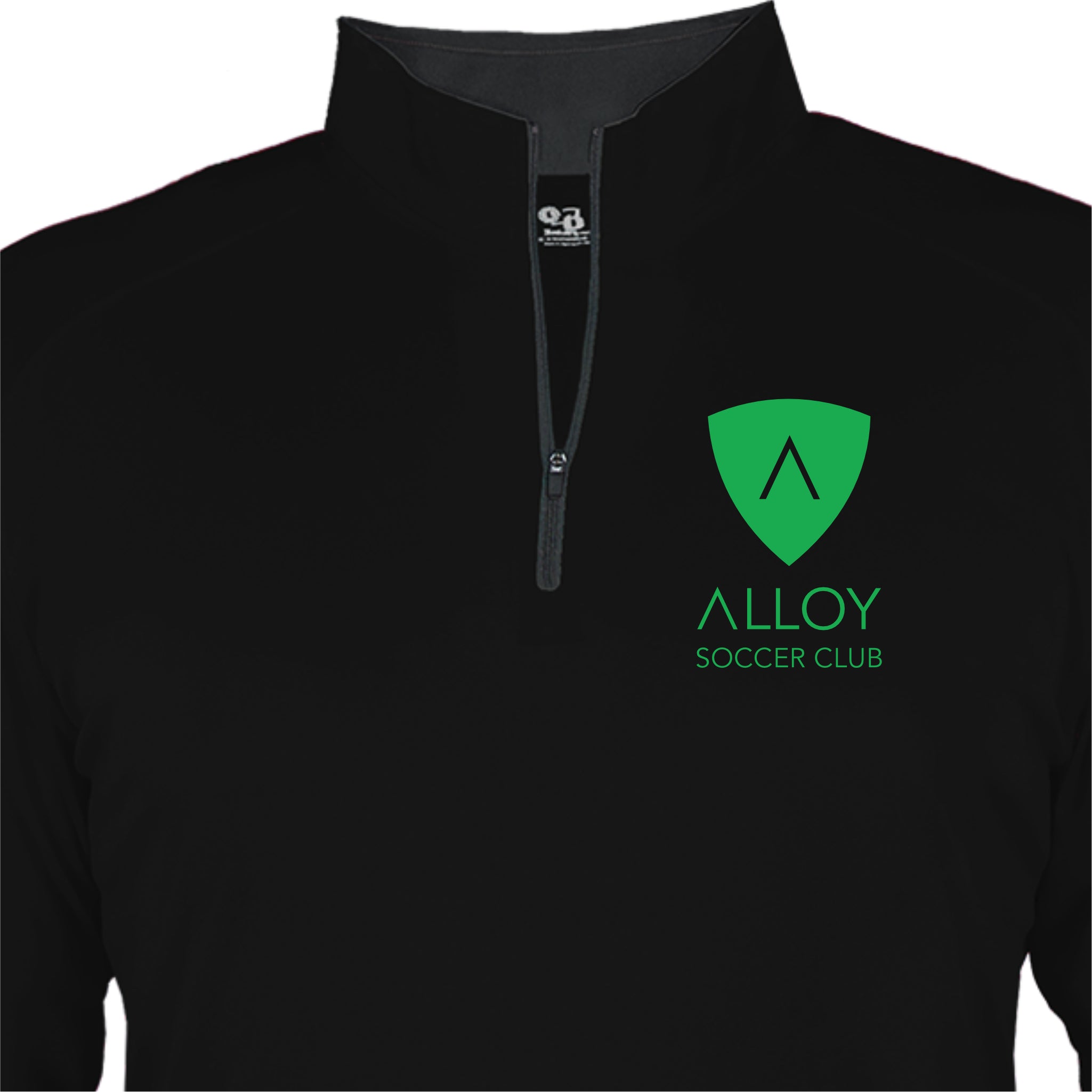 ASCSH01-10 Black Performance 1/4 Zip