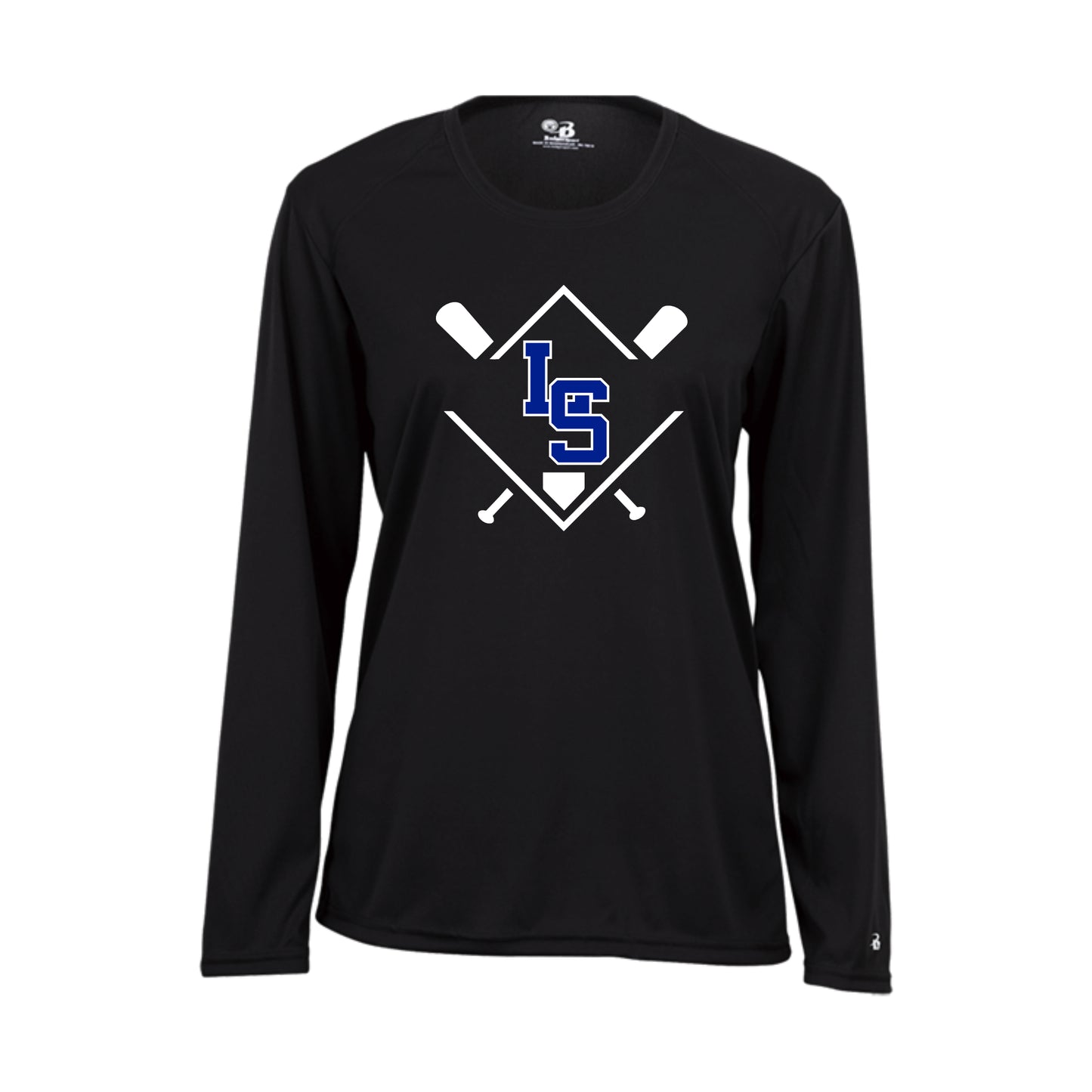 LSY0225-LS08 Black LS Women's Performance Long Sleeve