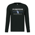 LSBSH04 - 32 Pioneers Black Performance Long Sleeve Tee