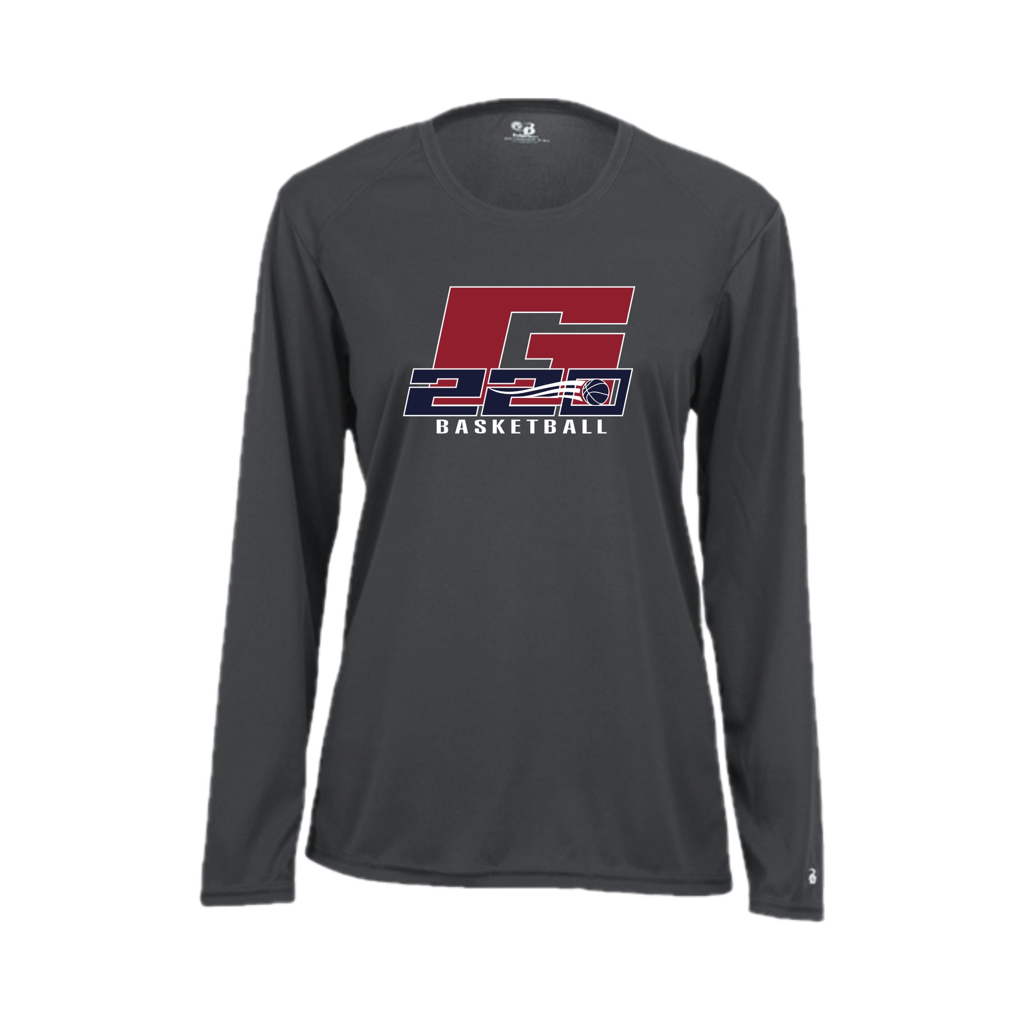 G220B0325-12 Graphite Women's Performance Long Sleeve Tee