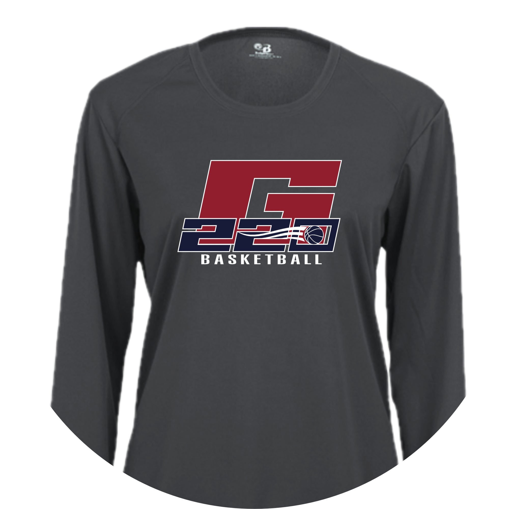 G220B0325-12 Graphite Women's Performance Long Sleeve Tee