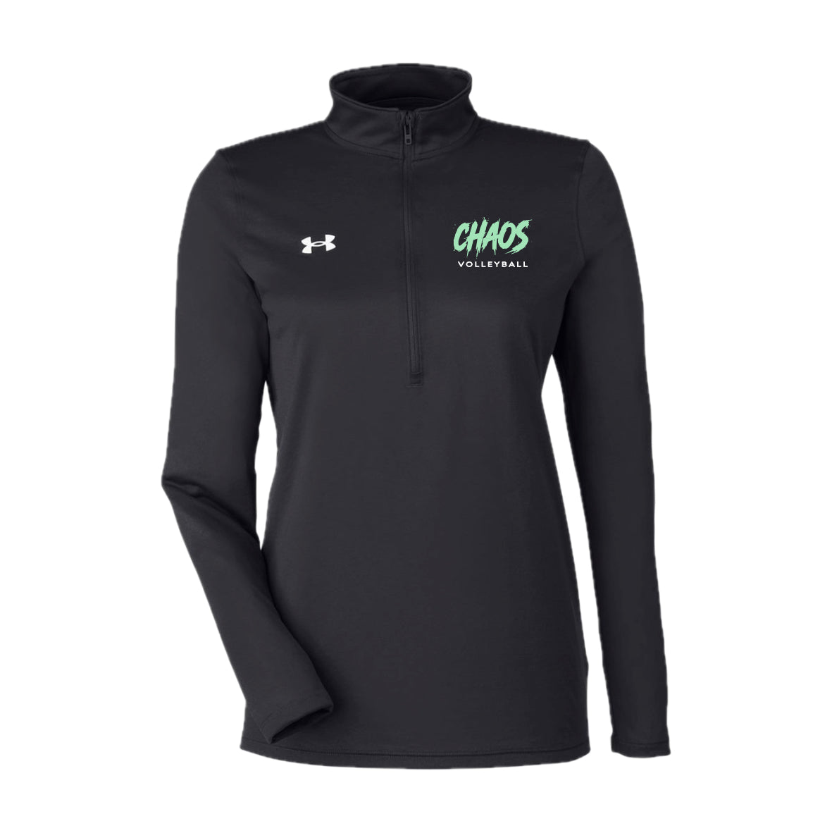 CCVOLSH01 - 25 Black Ladies Under Armour Performance 1/4 Zip
