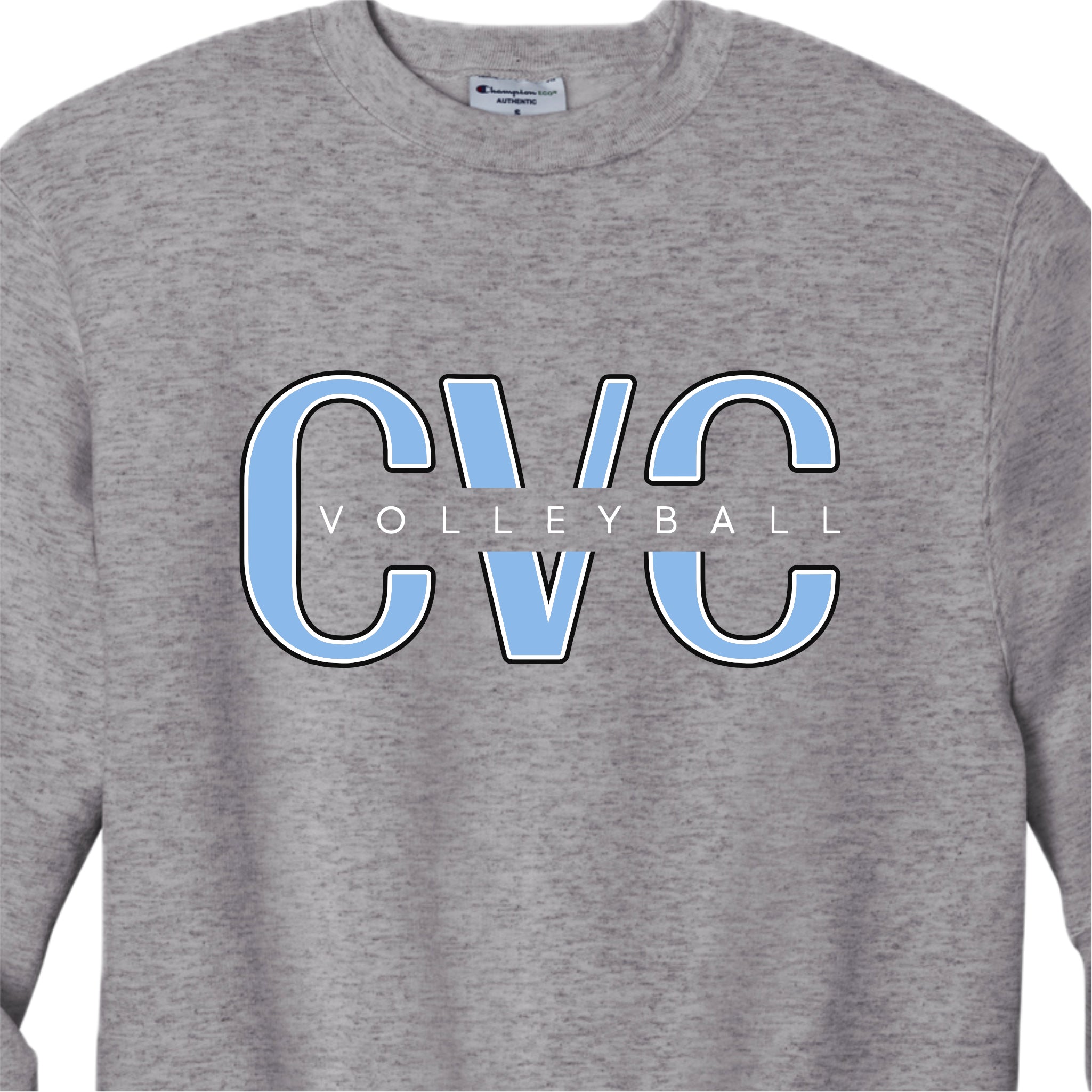 CVCSH02 - 14 Light Steel Champion CVC Crew Sweatshirt