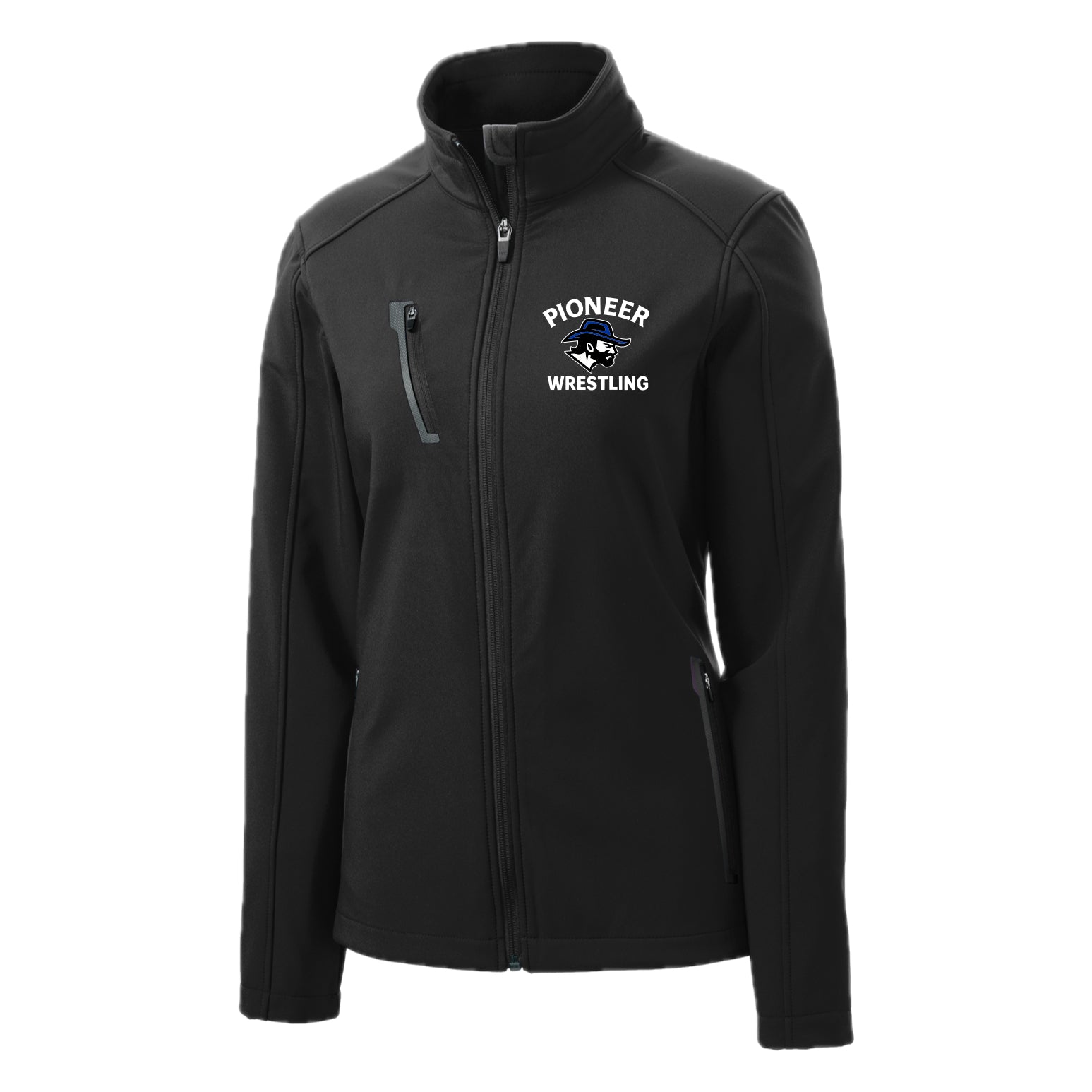 PMCSH3 - 24 Ladies Black Soft Shell Jacket