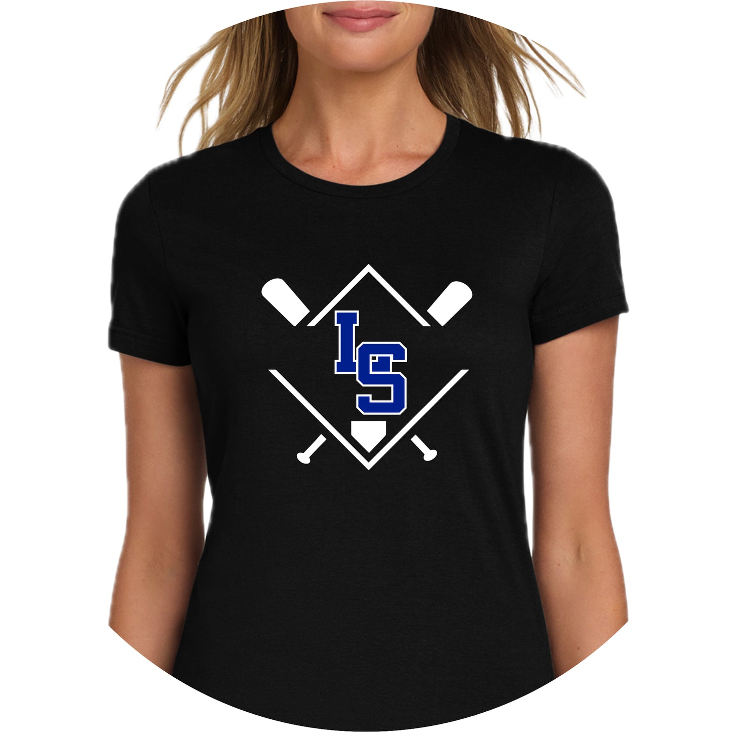 LSY0225-LS04 Black LS Women's Short Sleeve Tee