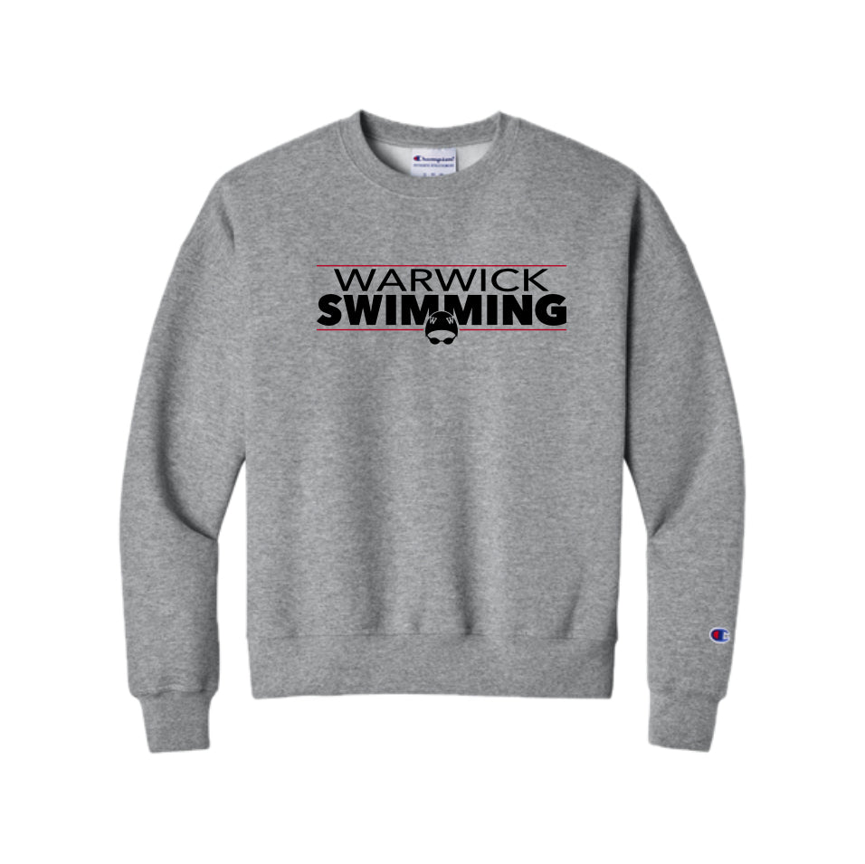 WARSWSH01-26 Ladies Light Steel Champion Fleece Crewneck Sweatshirt