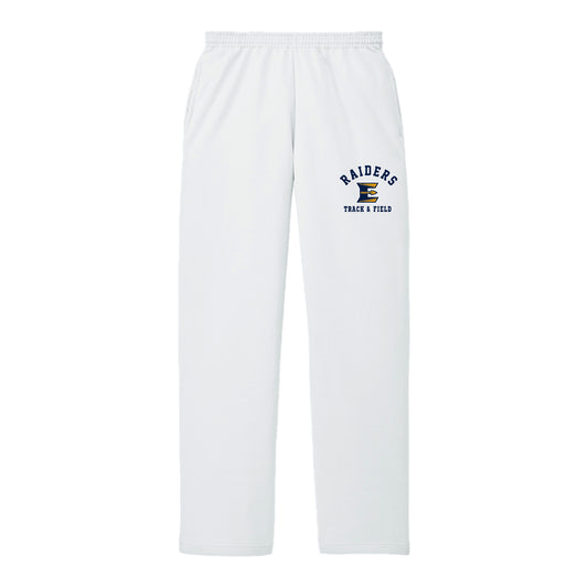 ETFSH02-13 White Open Bottom Sweatpant