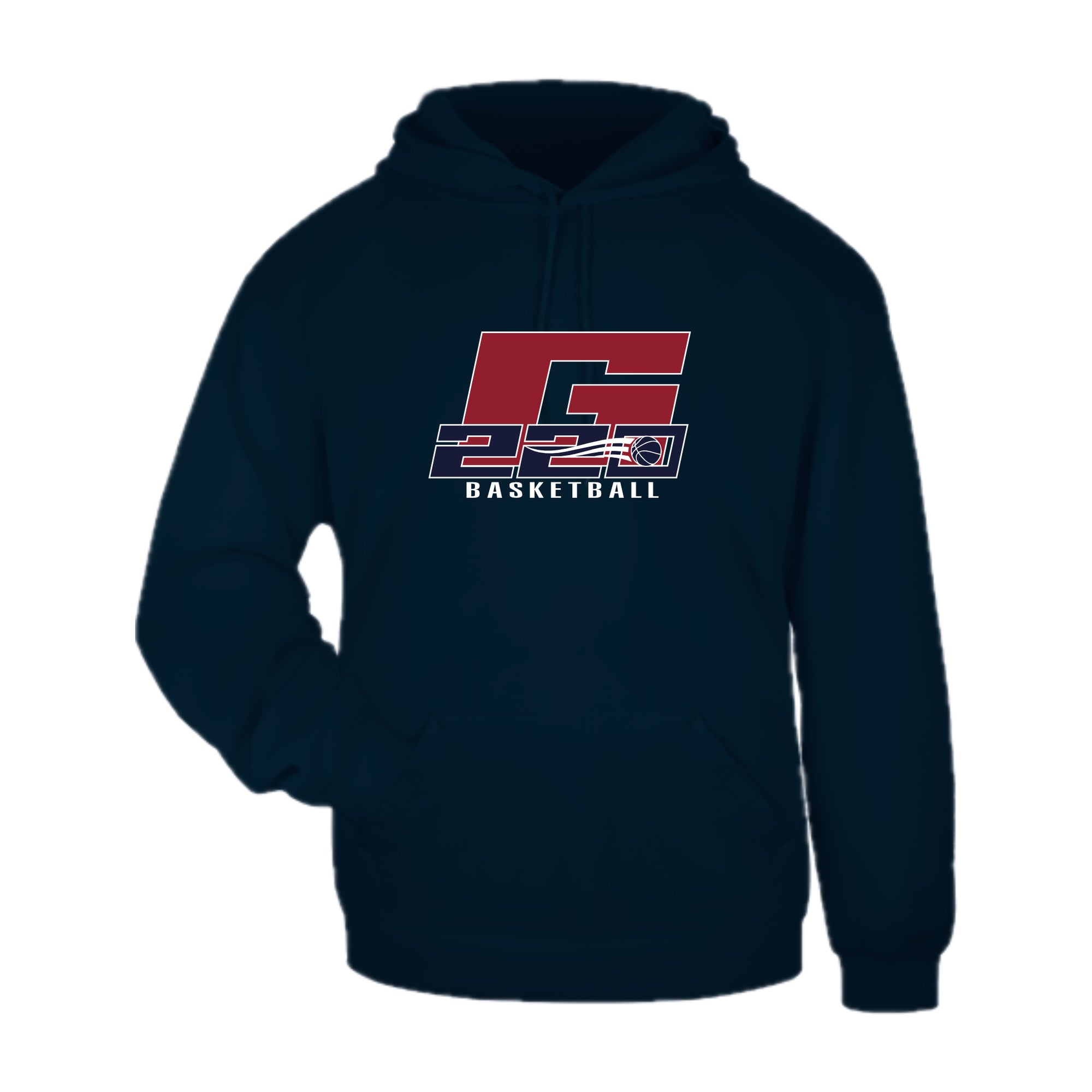 G220B0325-15 Navy Hooded Sweatshirt