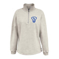 LSLAX01 -25 Ladies Vintage Heather 1/4 Zip Sweatshirt