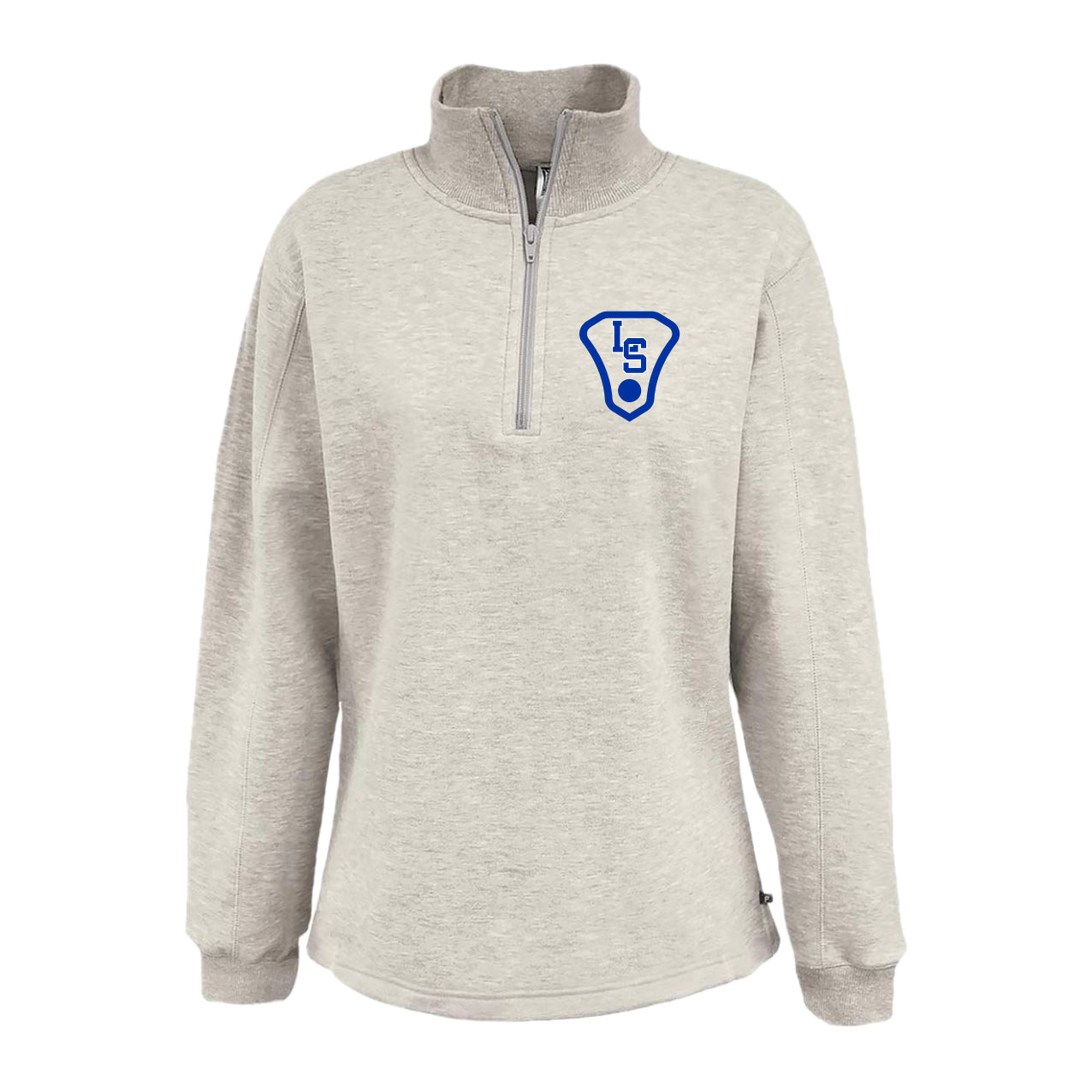 LSLAX01 -25 Ladies Vintage Heather 1/4 Zip Sweatshirt