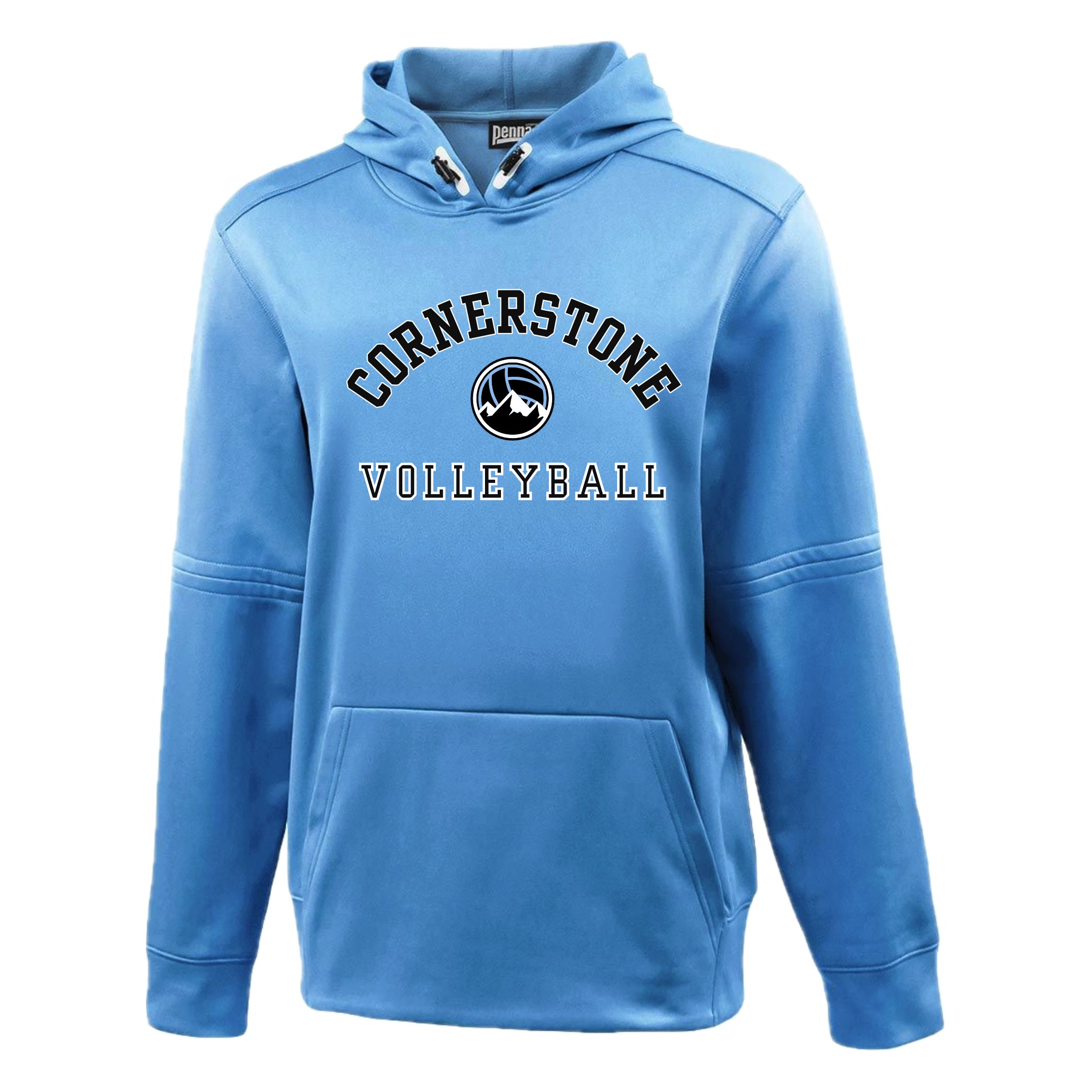 CVCSH02 - 15 Columbia Blue Hooded Sweatshirt
