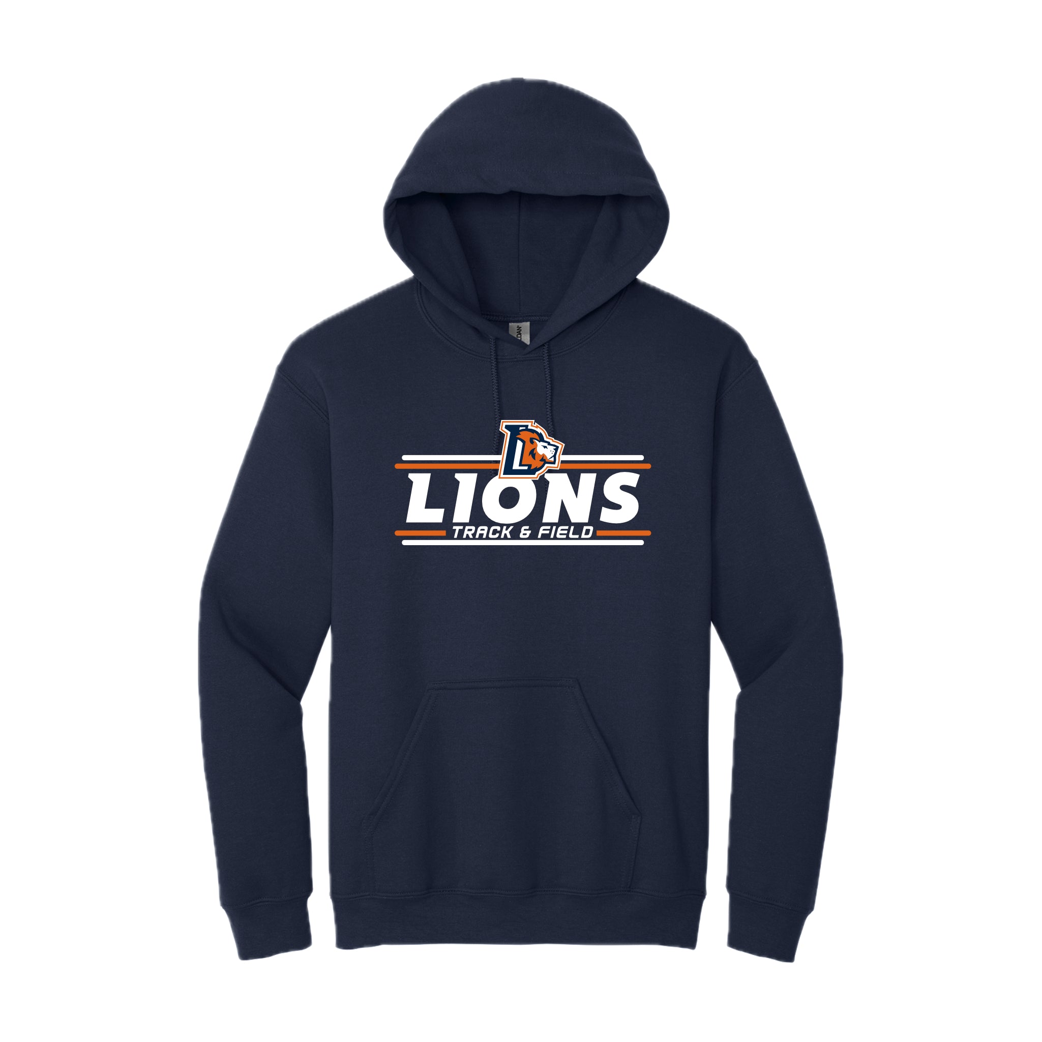 LCCS0325-13 Navy Hooded Sweatshirt