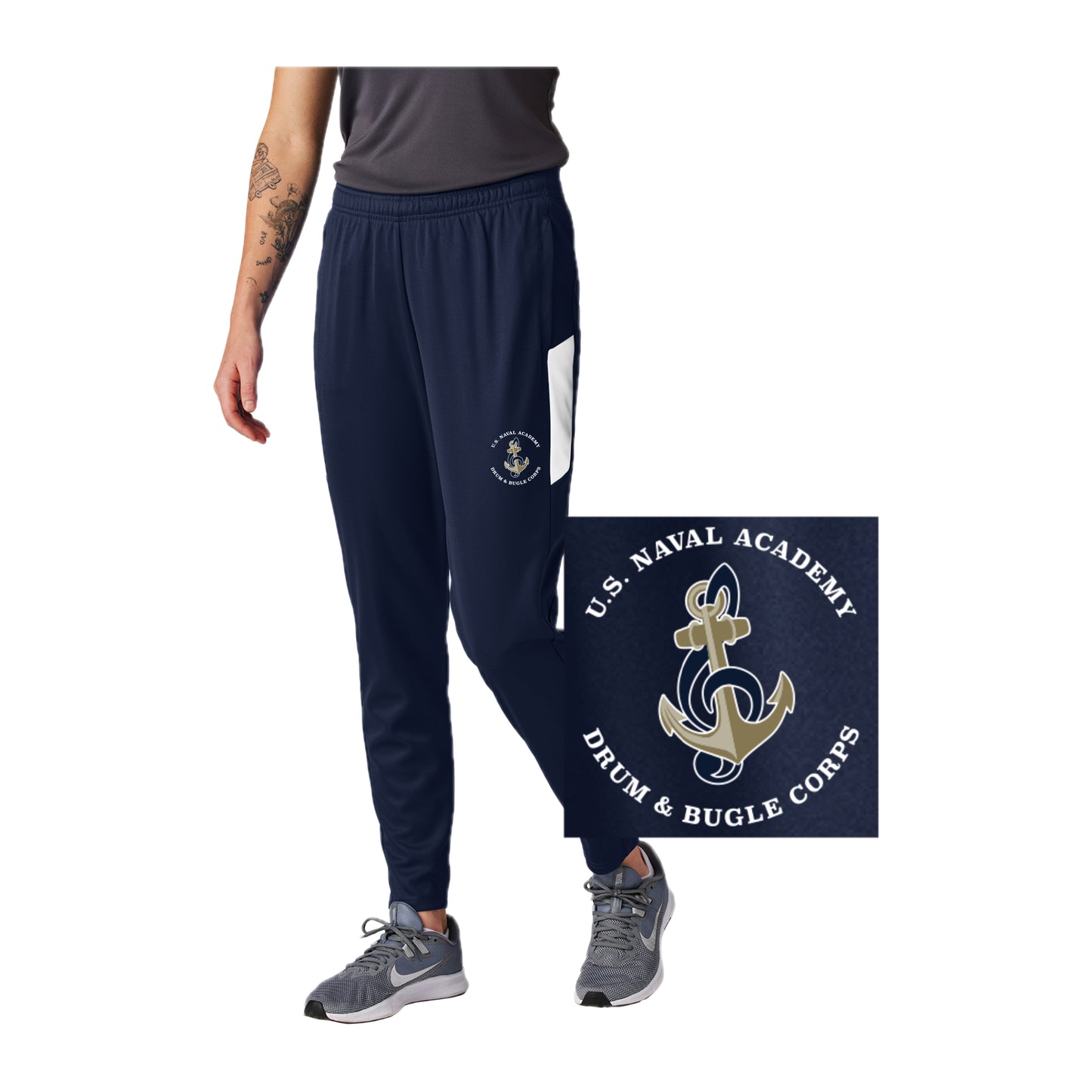 USNASH01-13 Navy/White Performance Ladies Pant