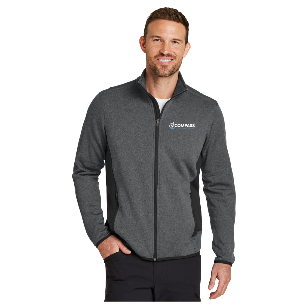 COM033 Charcoal Heather Eddie Bauer Fleece
