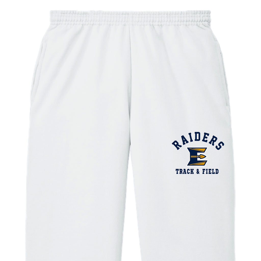 ETFSH02-13 White Open Bottom Sweatpant