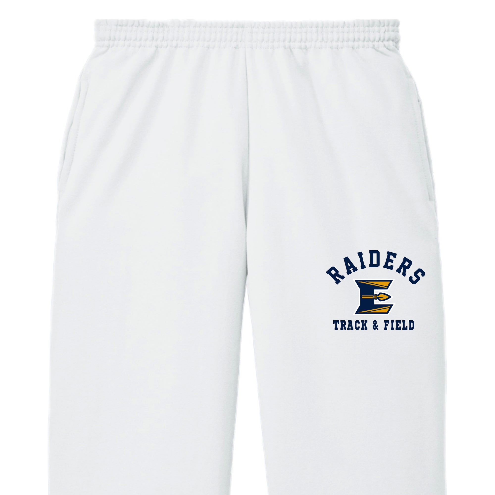 ETFSH02-13 White Open Bottom Sweatpant