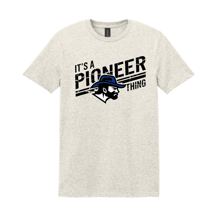 LSHHSH01 - 05 Heather Oatmeal PIO THING Soft T-Shirt