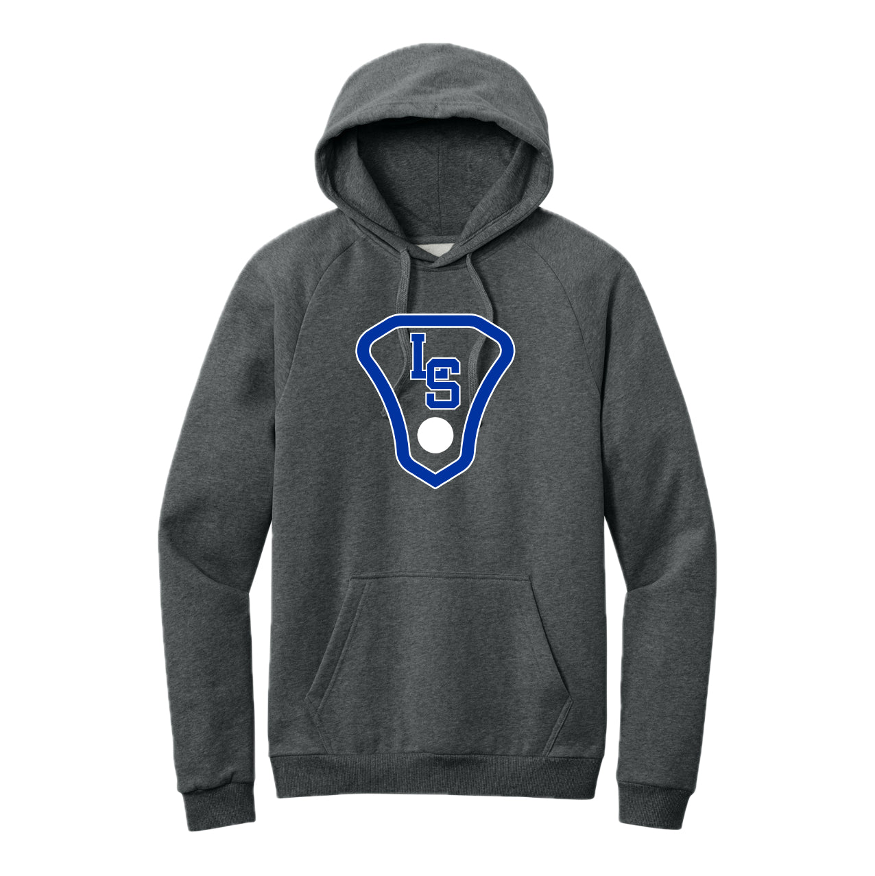LSLAX01 -26 Heathered Charcoal Hooded Sweatshirt