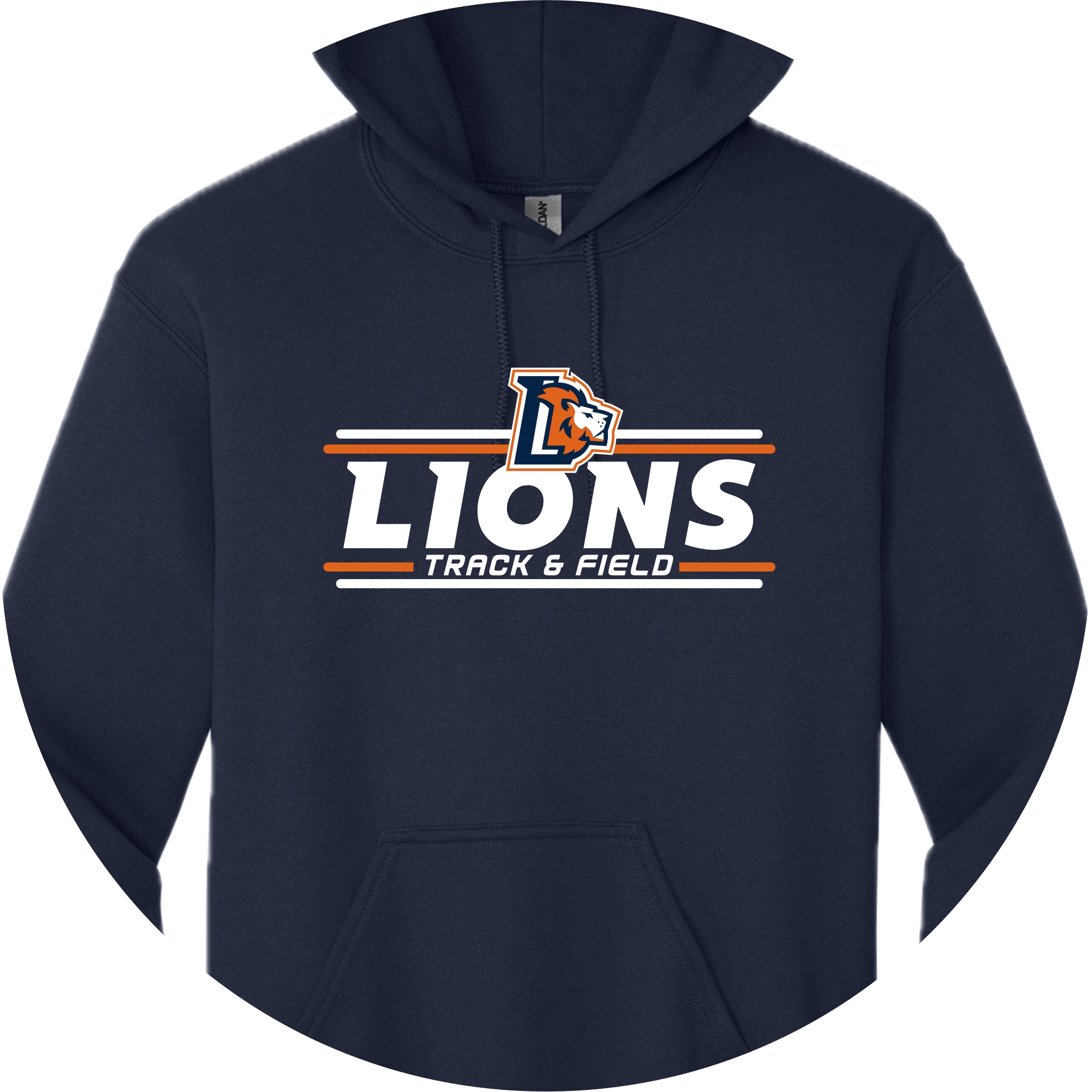 LCCS0325-13 Navy Hooded Sweatshirt