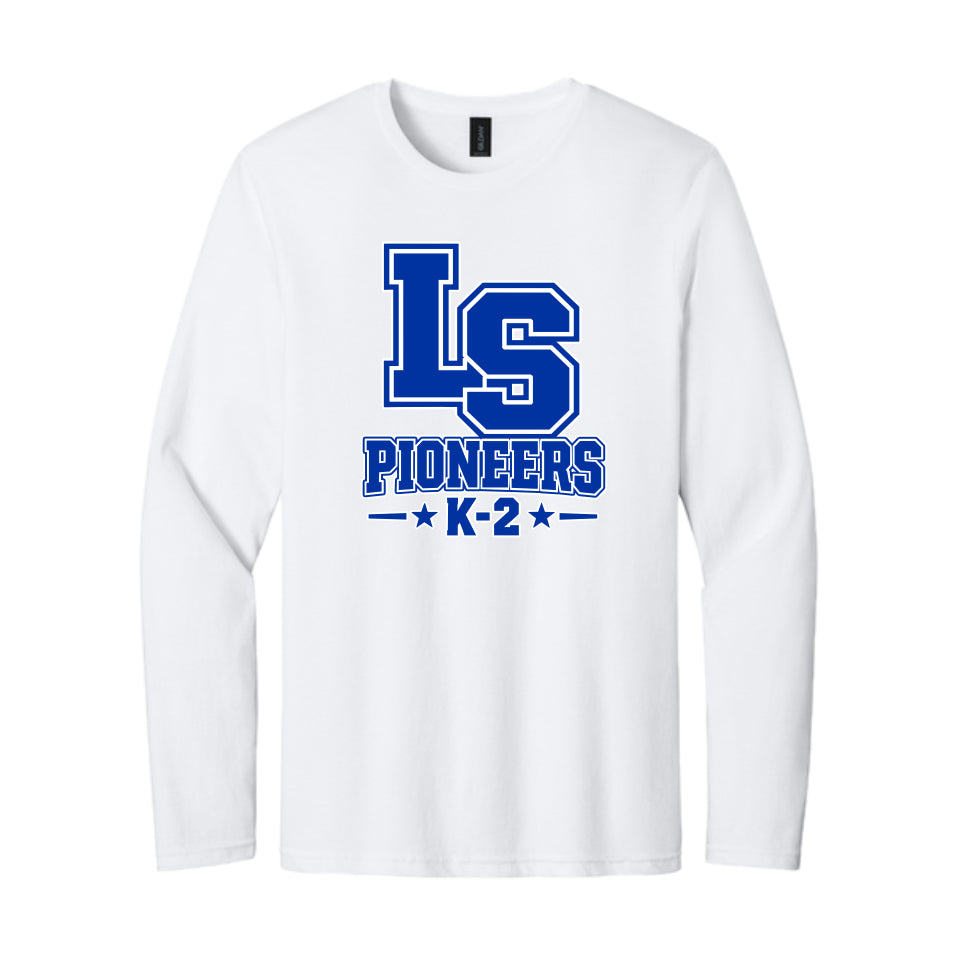 LSLAMELSH01 - 25 White LS Long Sleeve Soft T-Shirt