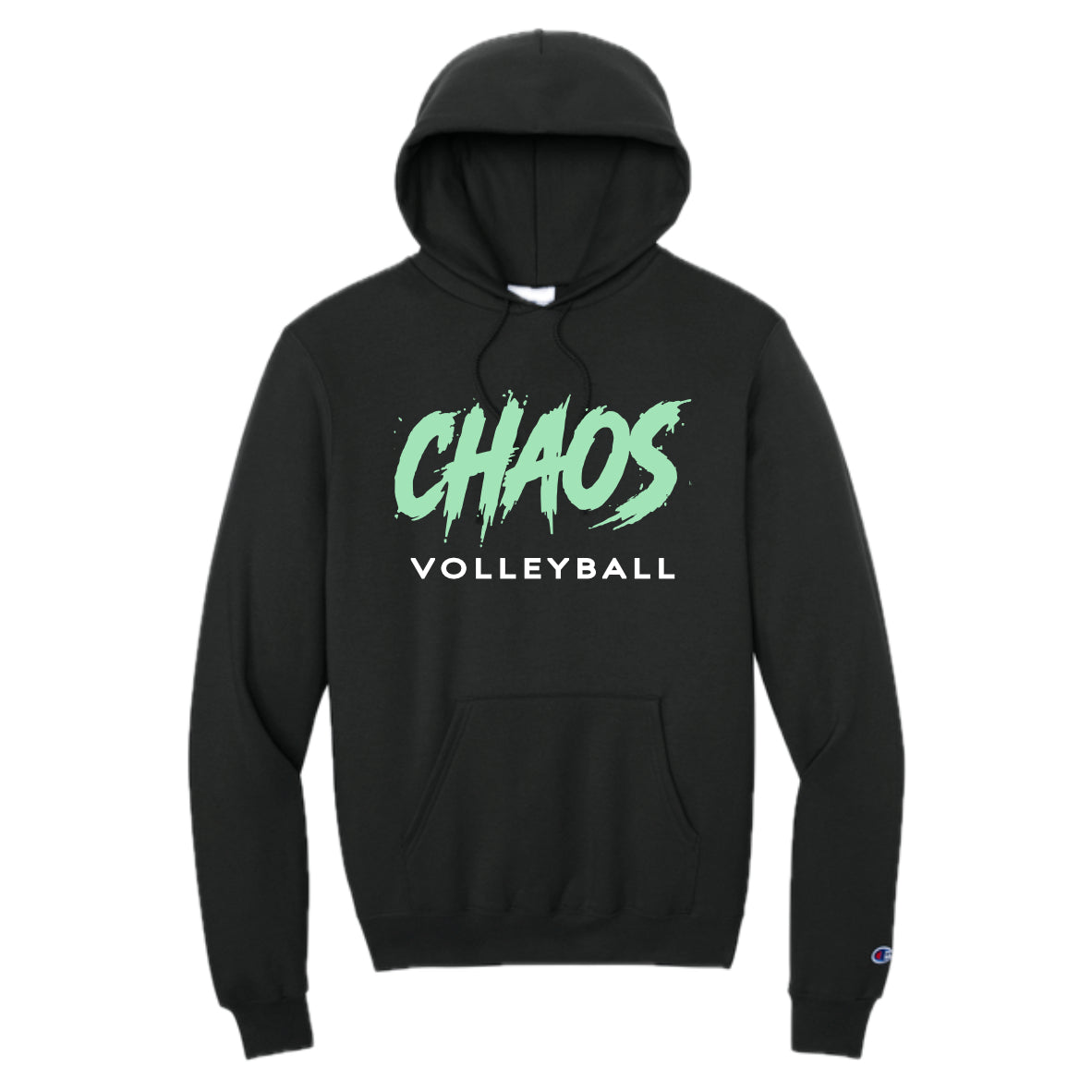 CCVOLSH01 - 15 Black Champion Hooded Sweatshirt