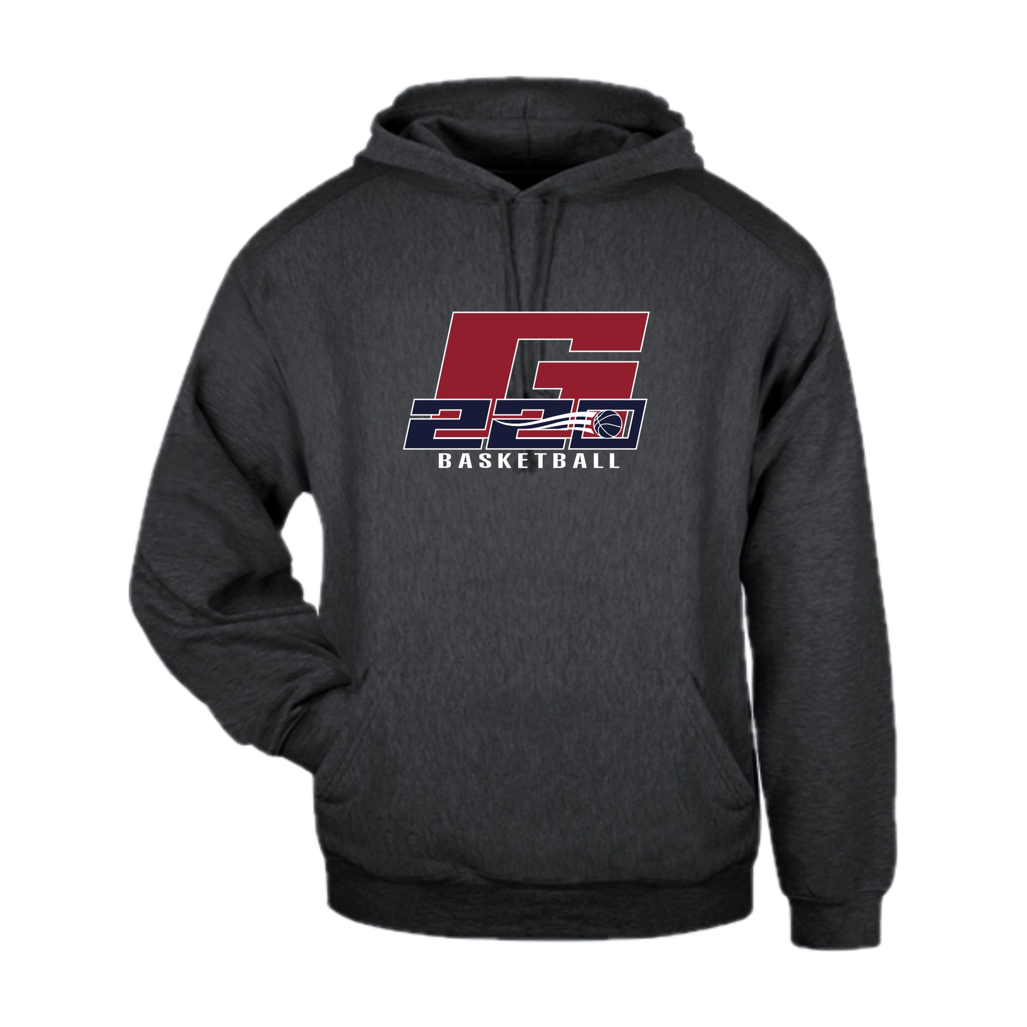 G220B0325-16 Charcoal Hooded Sweatshirt