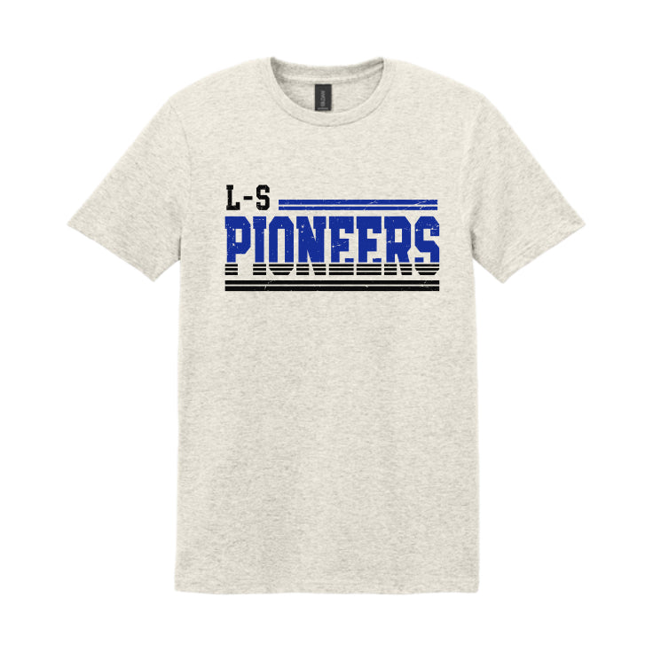 LSHHSH01 - 06 Heather Oatmeal LS PIONEERS Soft T-Shirt