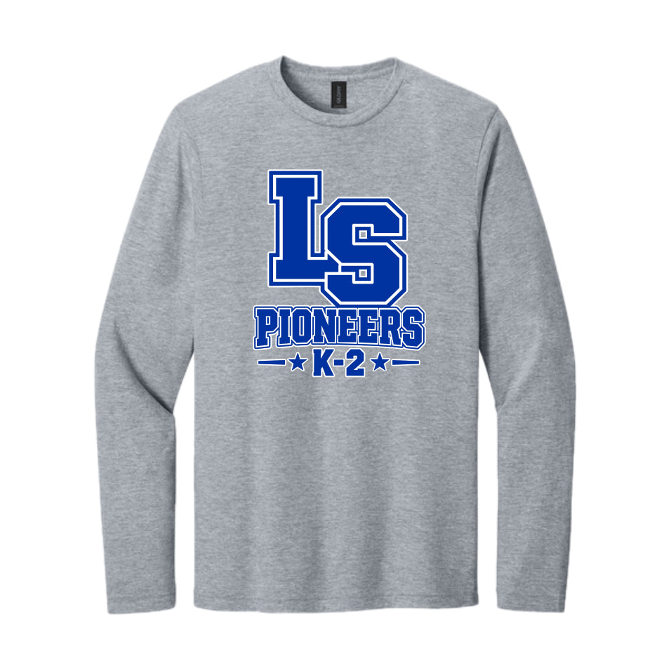 LSLAMELSH01 - 26 Grey LS Long Sleeve Soft T-Shirt