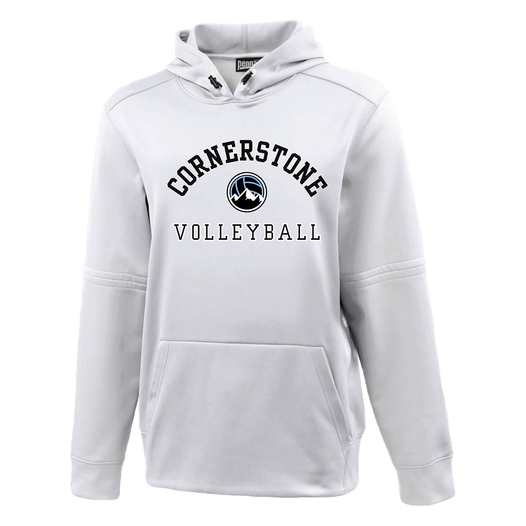 CVCSH02 - 16 White Hooded Sweatshirt