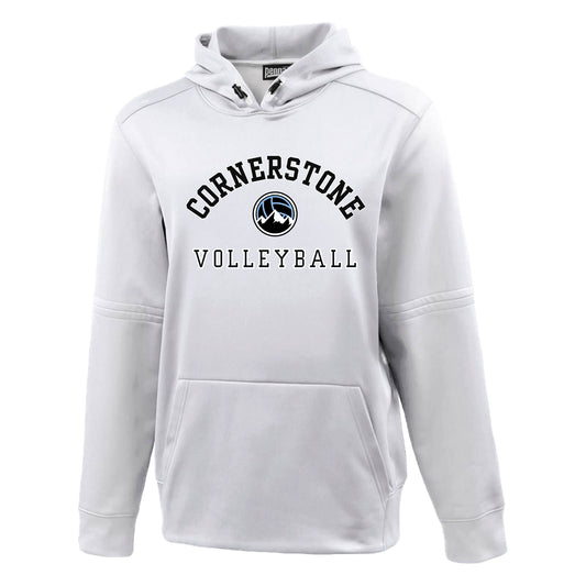 CVCSH01 - 16 White Hooded Sweatshirt