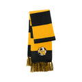 LMHSOCSH01 - 36 Black/Gold Stripe Scarf