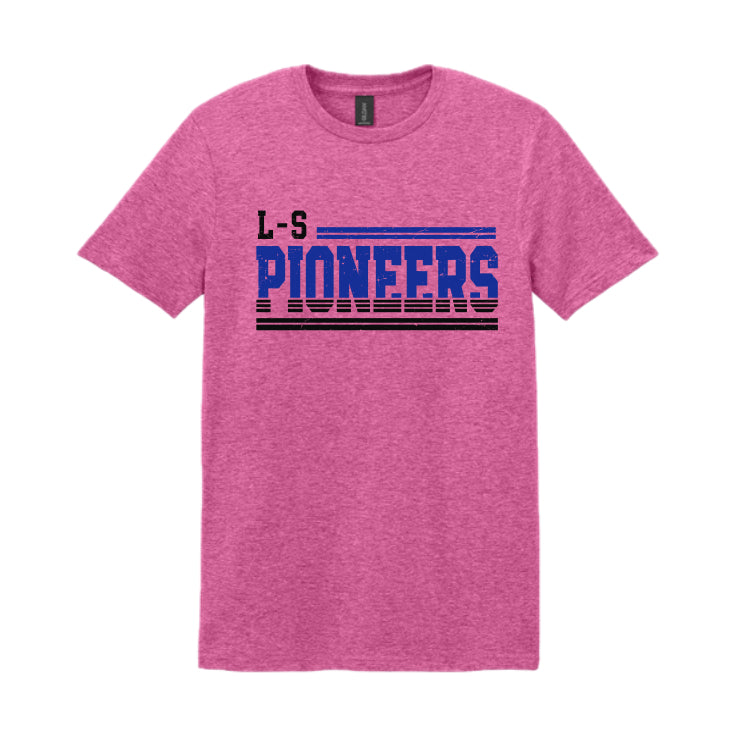 LSHHSH01 - 08 Heather Heliconia LS PIONEERS Soft T-Shirt