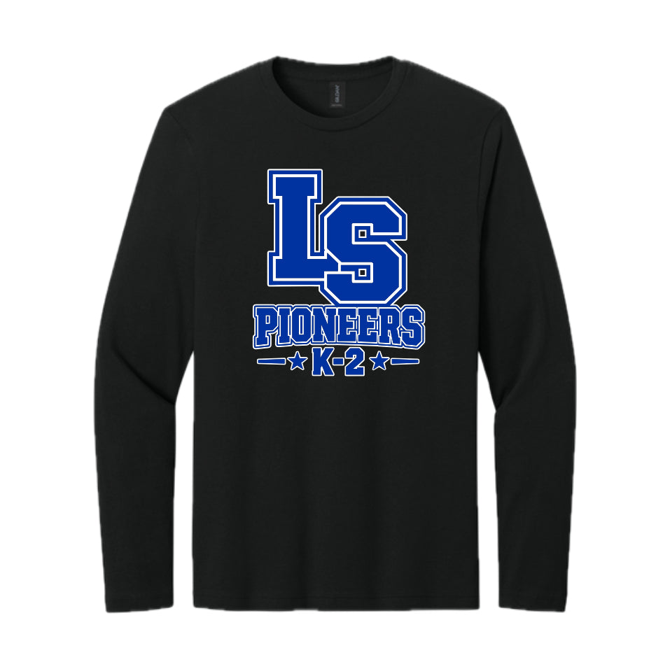 LSLAMELSH01 - 27 Black LS Long Sleeve Soft T-Shirt