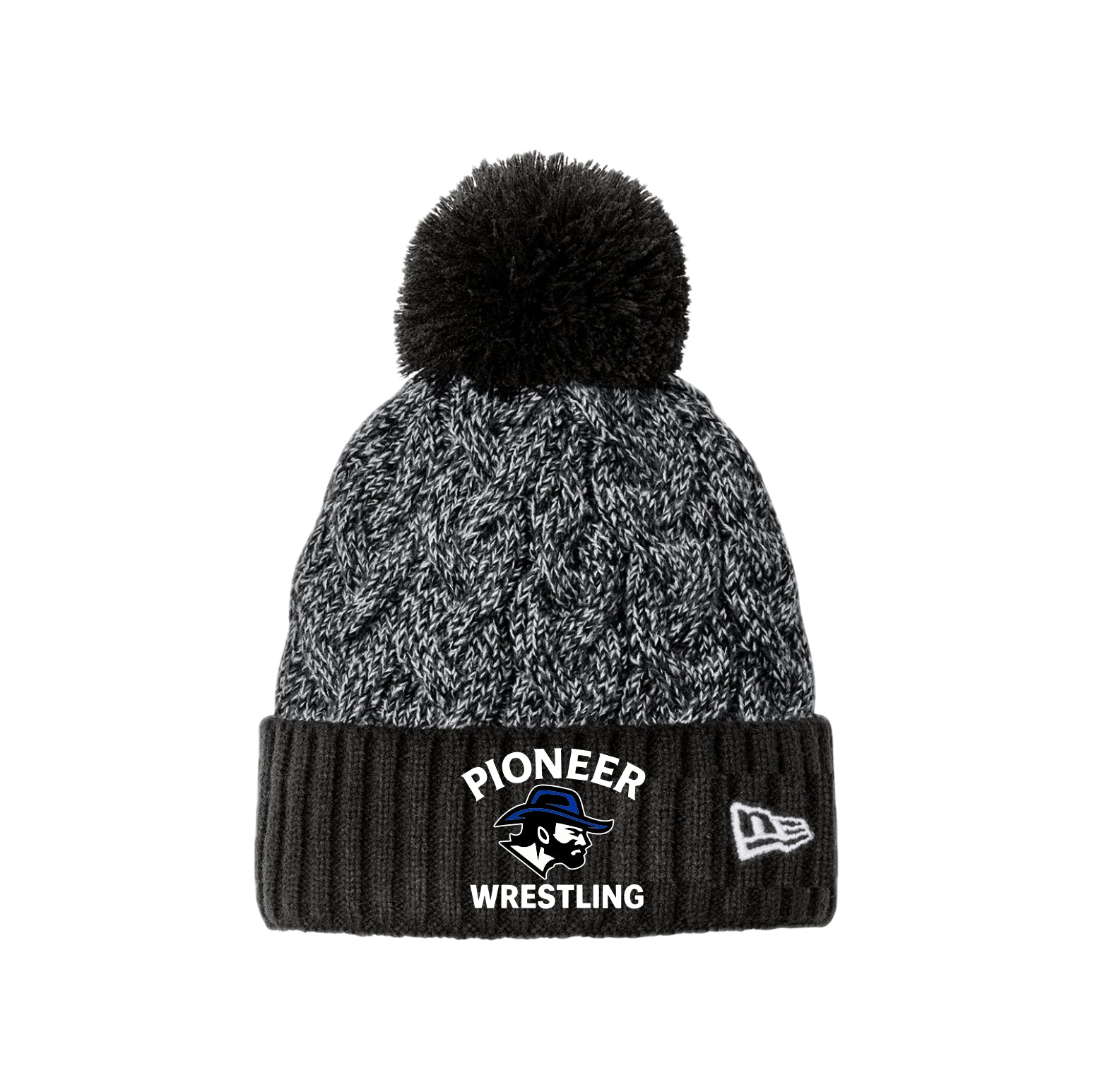 PMCSH3 - 28 Black/Graphite/White New Era Beanie