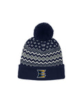 ELCOIS024 - 21 Navy/Grey Waffle Beanie