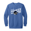 LSHHSH01 - 17 Flo Blue PIO THING Comfort Colors Crewneck Sweatshirt