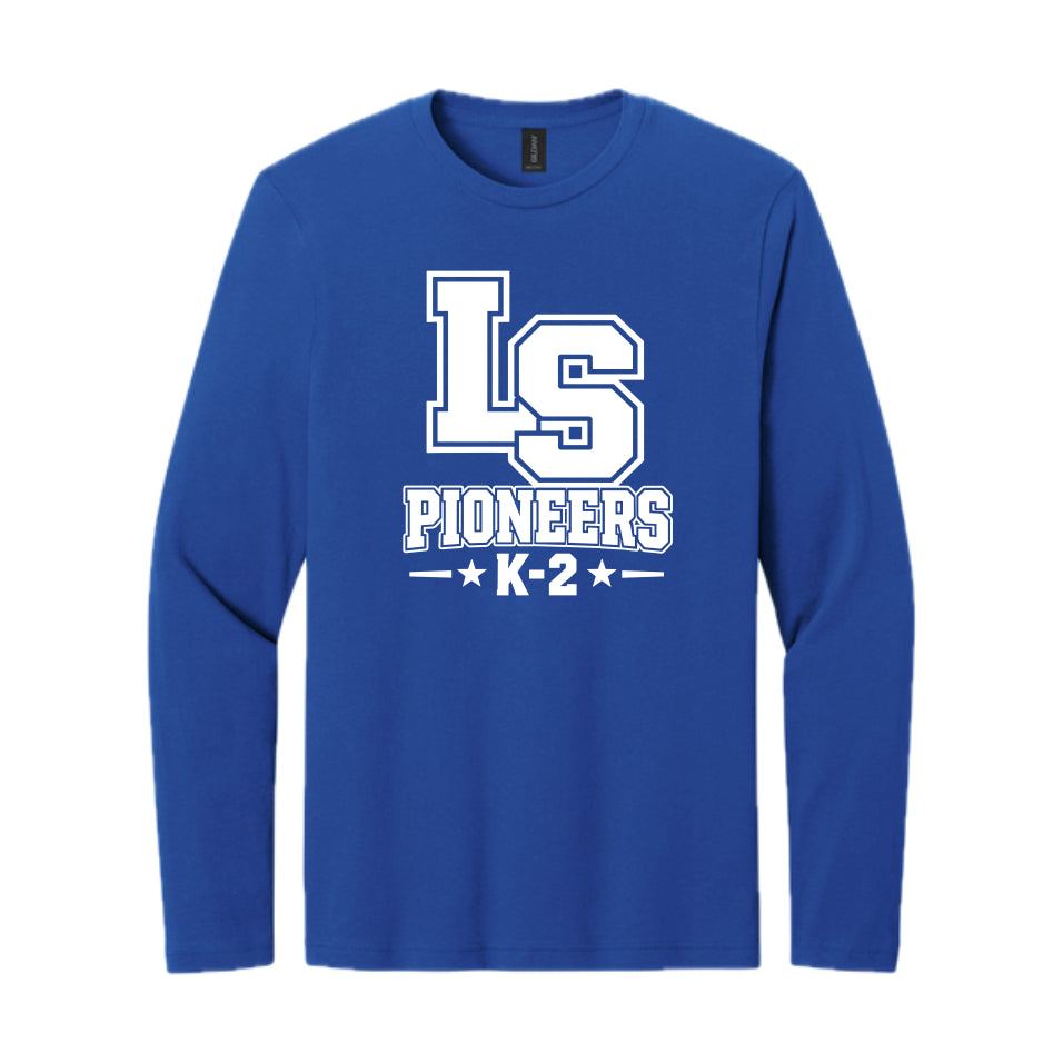 LSLAMELSH01 - 28 Royal Blue LS Long Sleeve Soft T-Shirt