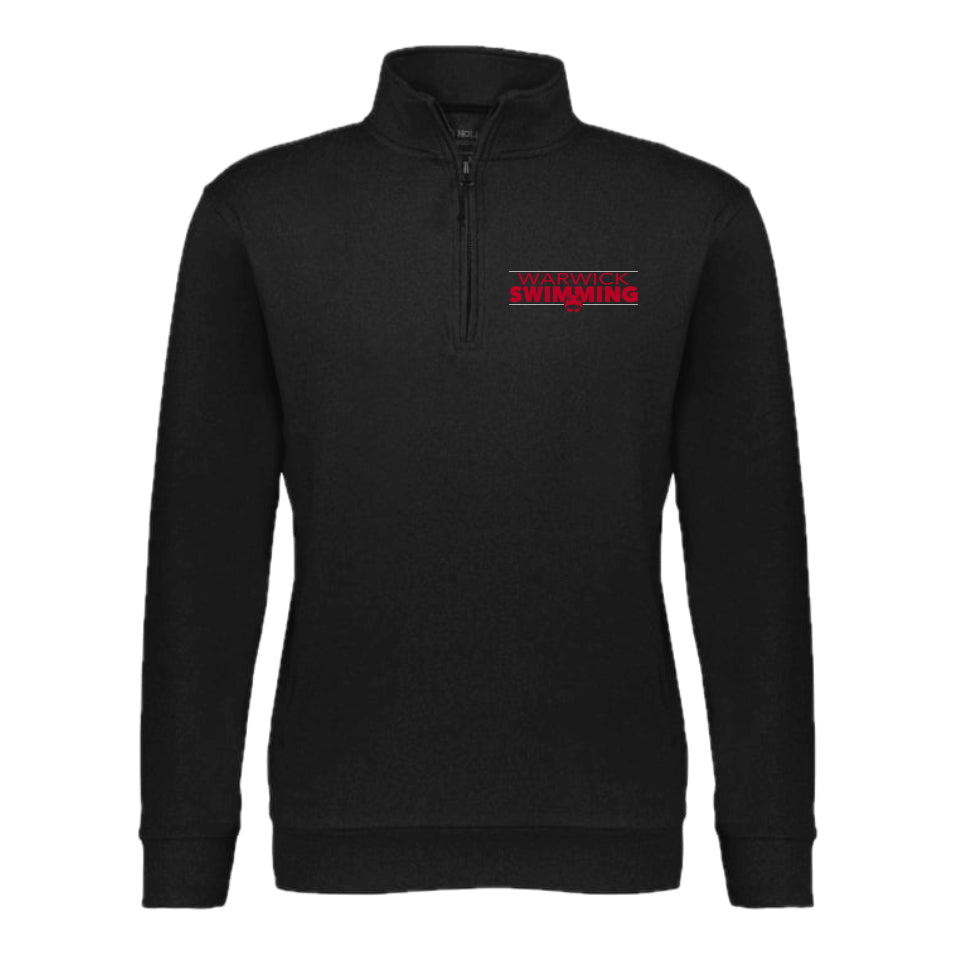 WARSWSH01-31 Black Heather Holloway Alumni 1/4 Zip Pullover