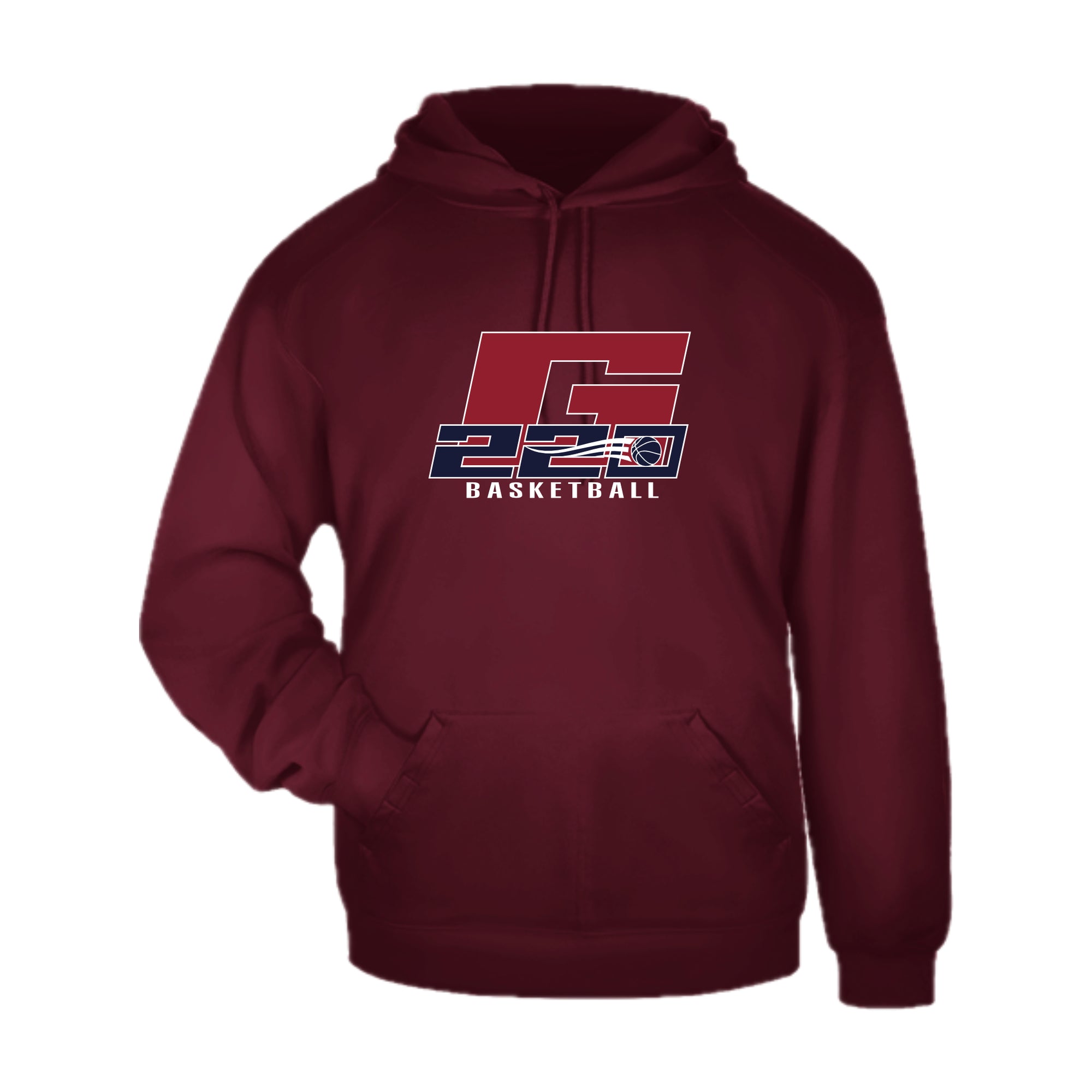 G220B0325-17 Cardinal Hooded Sweatshirt