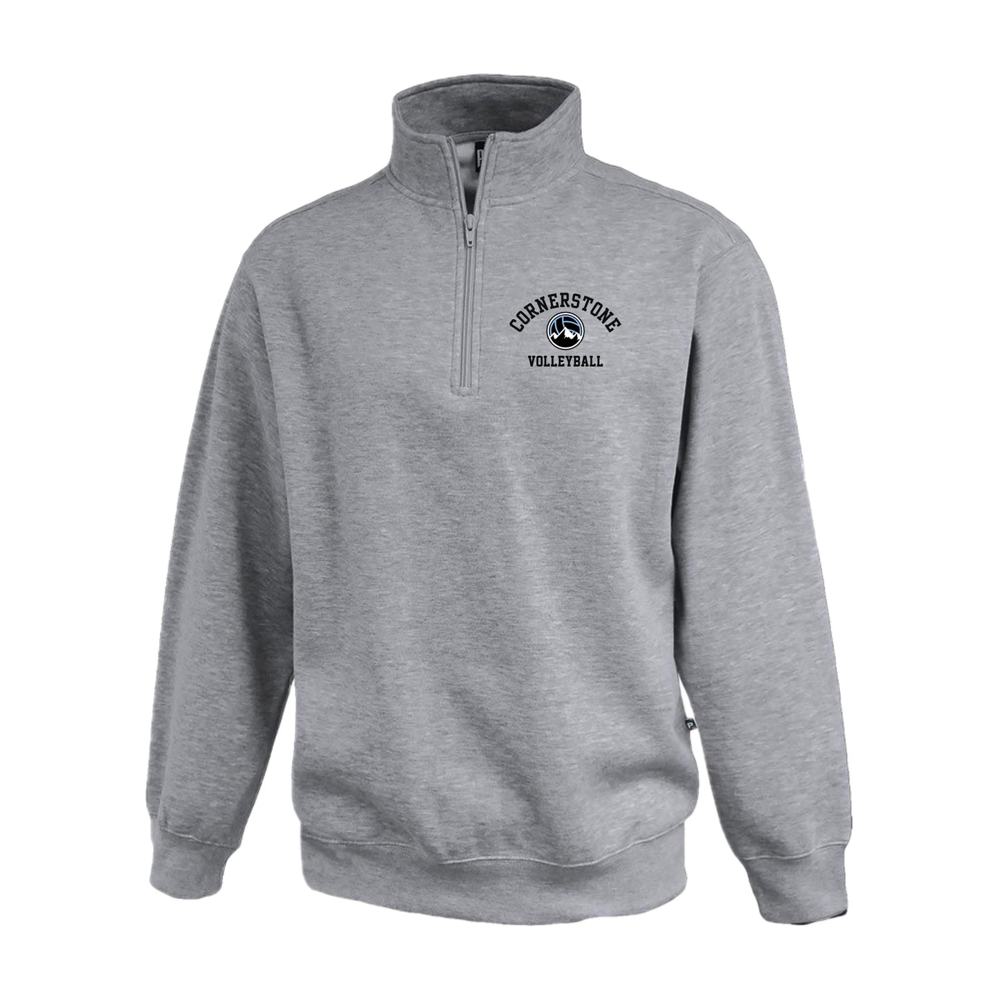 CVCSH01 - 17 Grey 1/4 Zip Sweatshirt