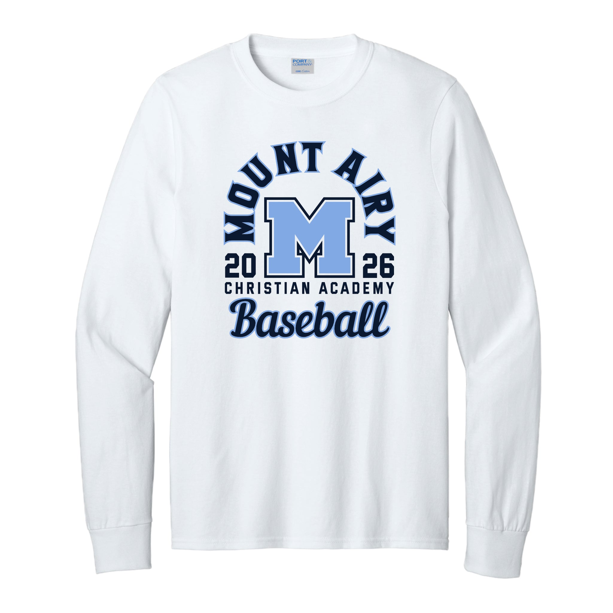 MACASP26-10 Baseball Long Sleeve Tee