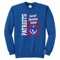 CCS035 Patriots Logo Crew Sweatshirt