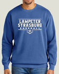 LSYB01 - 021 Flo Blue Comfort Colors Crewneck Sweatshirt