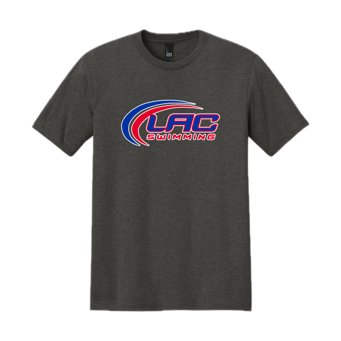 LACSH010-01 Heathered Charcoal Short Sleeve Tee