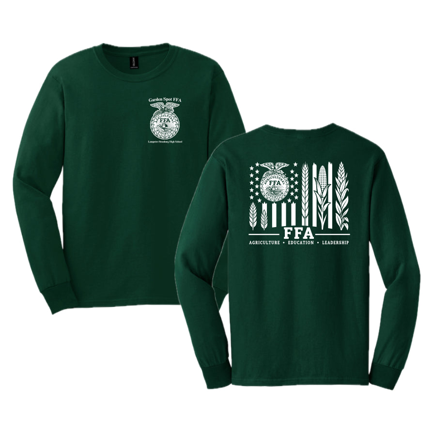 GSFFASH03 - 04 Forest Green Long Sleeve Tee