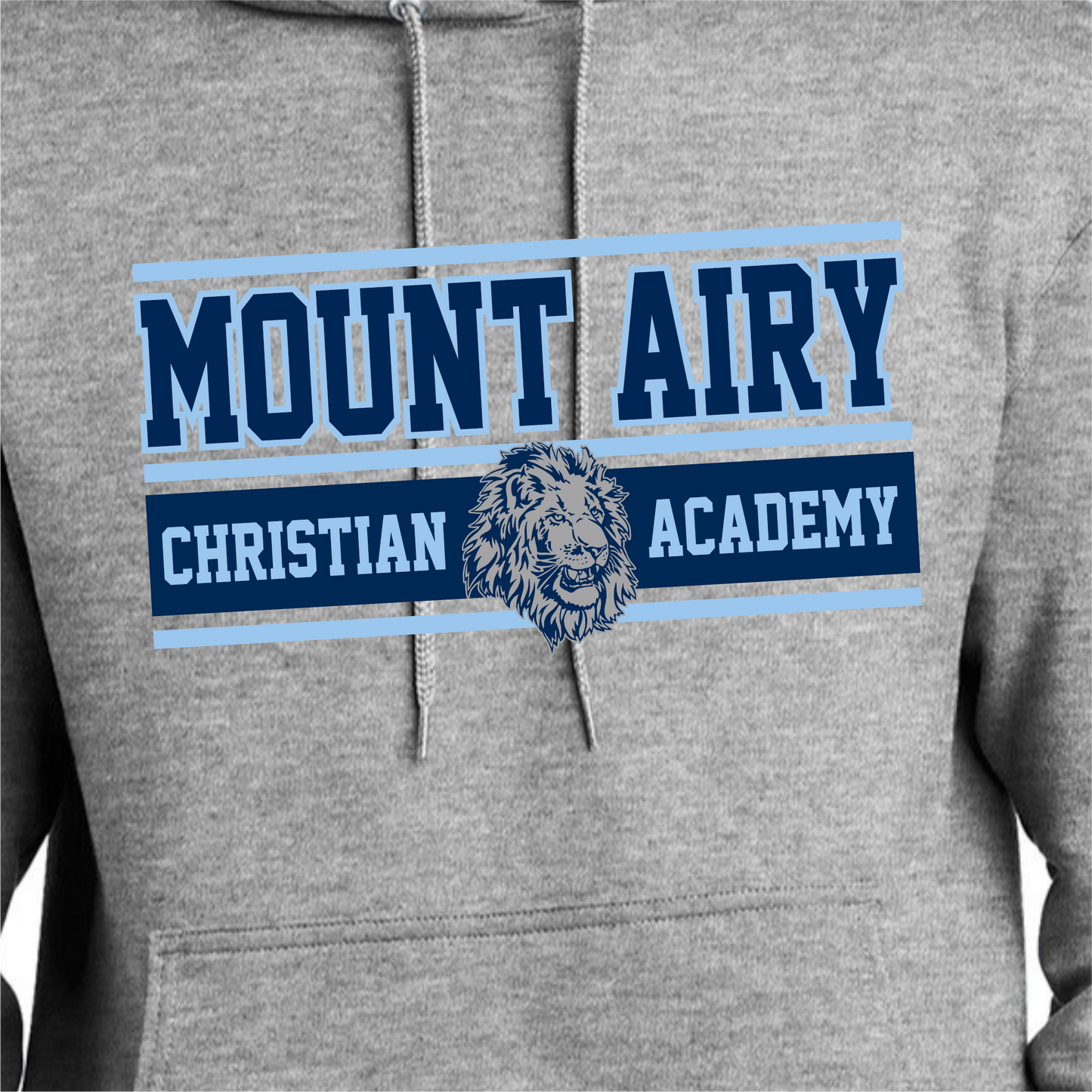 MACA013: Grey Mount Airy Hoody